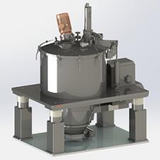 PLD platform  bag-pulling  bottom discharge  scraper centrifuge
